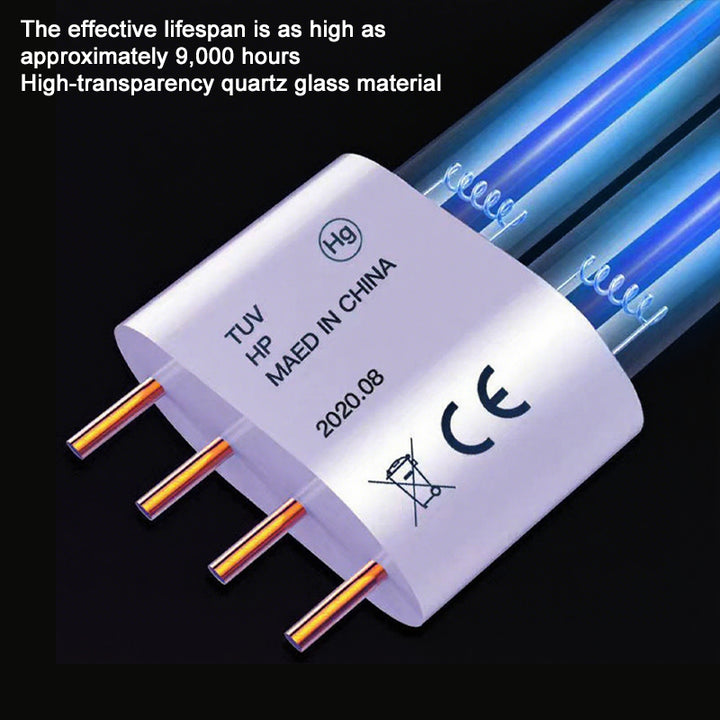 High-quality quartz glass UV light tube, durable and powerful for effective sterilization