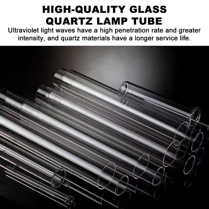 UV light tube materials and internal structure, high-quality quartz glass tube
